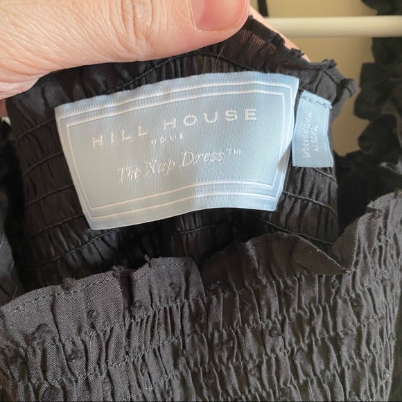 Hill House Nap Dress - Athena - Black Swiss Dot XS - Picture 2 of 4